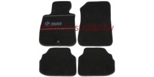 Ковры в салон ворс. модель. BMW 3 E90 / E91 (05-11) Черный