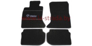 Ковры в салон ворс. модель. BMW 5 F10 / F11 (10-) Черный